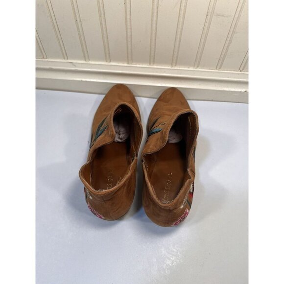 indigo Chanted Ankle Booties Embroidery SIZE 6 - Picture 10 of 16